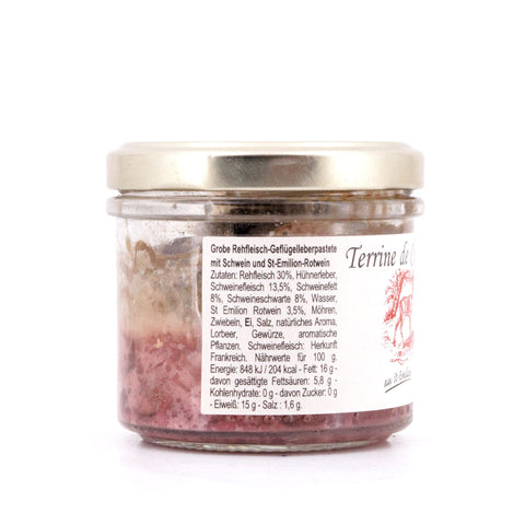 Beauharnais-CARLANT Rehterrine mit St Emilion Rotwein Bild 2