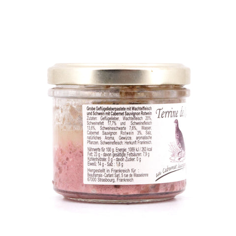 Beauharnais-CARLANT Wachtelterrine mit Cabernet Sauvignon Bild 2