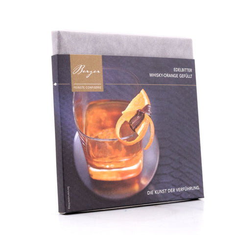 Berger Edelbitterschokolade mit Whiskey-Orange gefüllt Bild 2