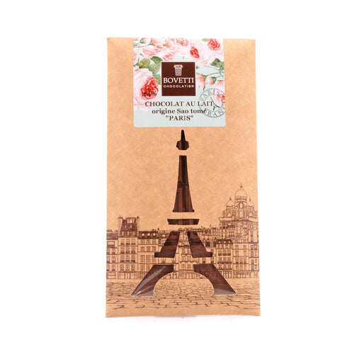BOVETTI Chocolat au Lait origine Sao tome "Paris" Milchschokolade Bild 1