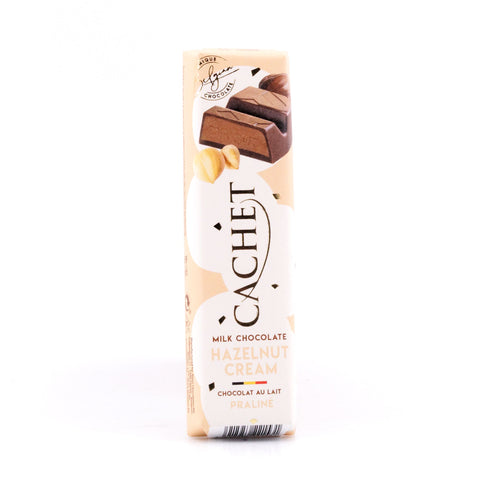 Cachet Milk Chocolate Hazelnut Cream Riegel Vollmilchschokolade gefüllt mit Haselnusscreme Bild 1