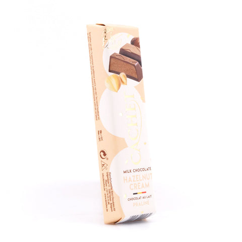 Cachet Milk Chocolate Hazelnut Cream Riegel Vollmilchschokolade gefüllt mit Haselnusscreme Bild 2