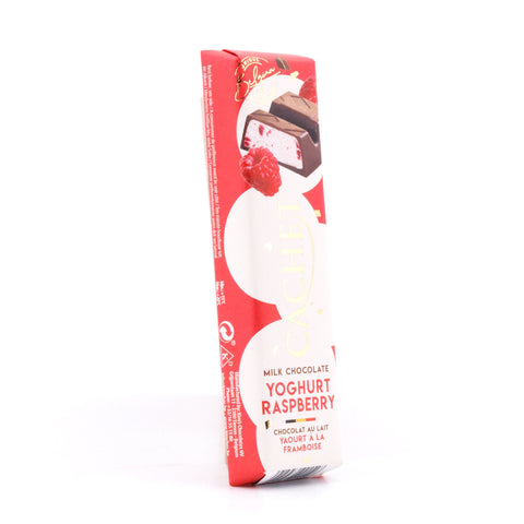 Cachet Milk Chocolate Yoghurt Raspberry Riegel Vollmilchschokolade gefüllt mit Yoghurt und Himbeere Bild 2