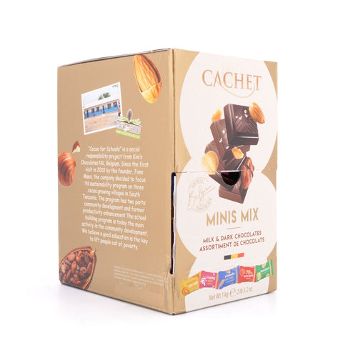 Cachet Minitafeln-Mix aus 5 Sorten 1,00kg ca. 110 Stück einzeln verpackt Bild 2