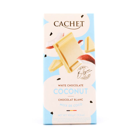 Cachet White Chocolate Coconut Weiße Schokolade mit Kokosnuss Bild 1