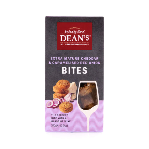 DEAN's Extra Mature Cheddar & Carmelised Red Onion Bites Kekse mit Cheddar & karamellisierte rote Zwiebel Bild 1