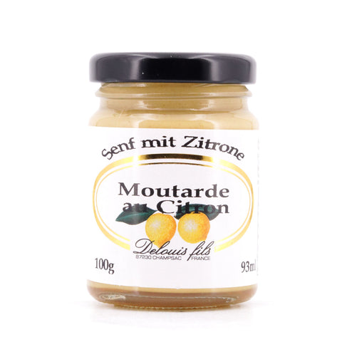 Delouis Fils Moutarde au Citron Senf mit Citrone Bild 1