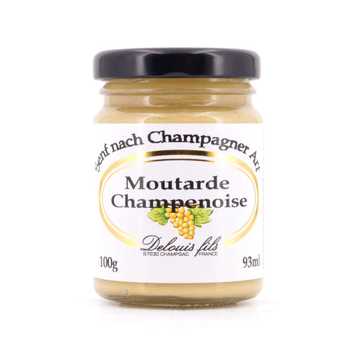 Delouis Fils Moutarde Champenoise Senf nach Champagner Art Bild 1