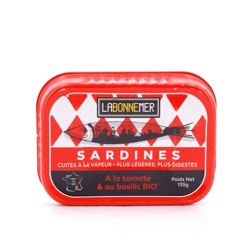 Ferrigno La Bonne Mer Sardinen mit Bio-Tomaten & Basilikum 135g Bild 1