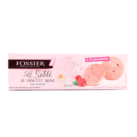 Fossier Le Sablé Au Biscuit Rose Rosa Buttersandgebäck mit Himbeer Bild 1