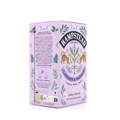 Hampstead Tea Meditate your Spirit Lavender & Valerian 20 Teeebeutel Bild 2
