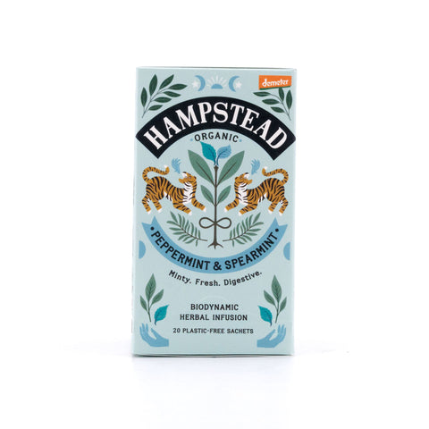 Hampstead Tea Peppermint & Spearmint 20 Teebeutel Bild 1