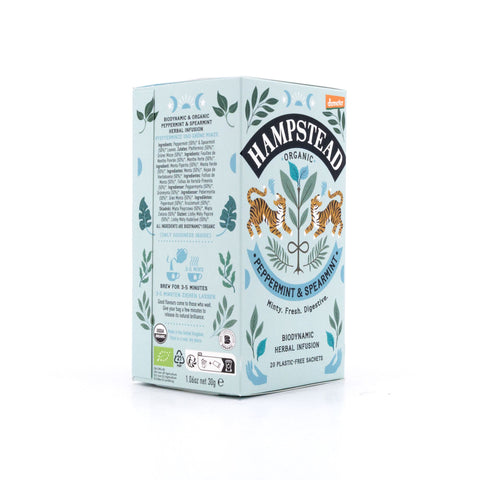 Hampstead Tea Peppermint & Spearmint 20 Teebeutel Bild 2