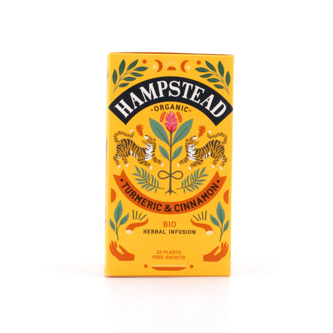 Hampstead Tea Turmeric & Cinnamon BIO 20 Teebeutel Bild 1