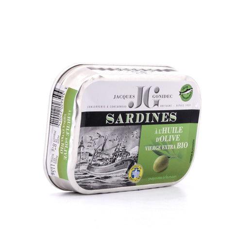 Jacques Gonidec Sardinen in Bio-Olivenöl 115g Bild 2