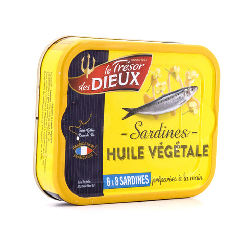 Le Trésor des Dieux Sardinen in Planzenöl 173g Bild 2