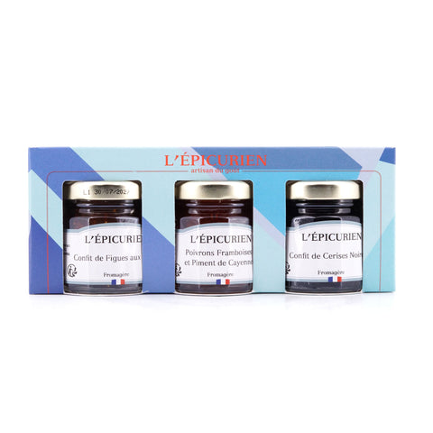 L’Epicurien Trio Rund um Käse Feige, Schwarze Kirsche & Paprika Bild 1