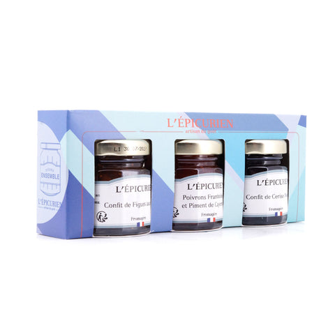 L’Epicurien Trio Rund um Käse Feige, Schwarze Kirsche & Paprika Bild 2