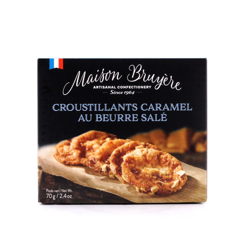 Maison Bruyère Croustillants Caramel Au Beurre Sale Knusprige Kekse mit gesalzenes Karamell Bild 1