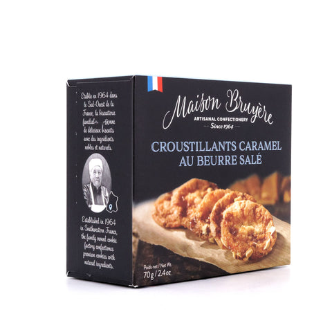 Maison Bruyère Croustillants Caramel Au Beurre Sale Knusprige Kekse mit gesalzenes Karamell Bild 2