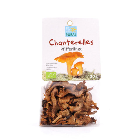 Pural Chanterelles Pfifferlinge Luftgetrocknete Hälften Bild 1