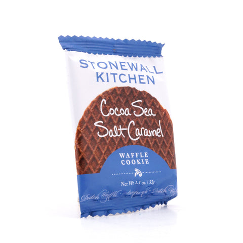Stonewall Kitchen Cocoa Sea Salt Caramel Waffelkeks mit Kakao,Meersalz & Karamell Bild 2