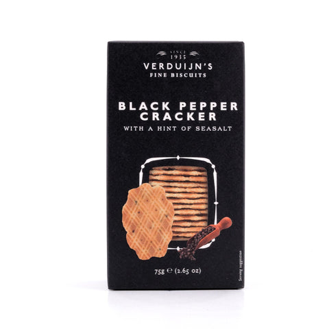 Verduijn's Black Pepper Cracker Waffeln mit Pfeffer und Meersalz Bild 1