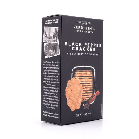 Verduijn's Black Pepper Cracker Waffeln mit Pfeffer und Meersalz Bild 2