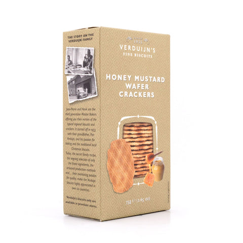 Verduijn's Honey Mustard Wafer Crackers Käse-Waffeln mit Honig und Senf Bild 2