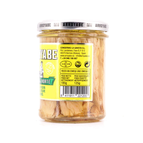 Arroyabe Weißer Thunfisch in Olivenöl Thunfisch- Filets in Olivenöl 185g Bild 3