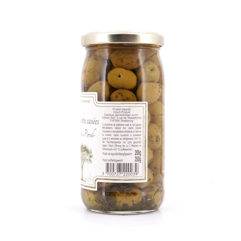 Beauharnais-CARLANT Olives vertes cassées -á la Provencale Grüne Oliven nach provenzialischer Art 350g Bild 3