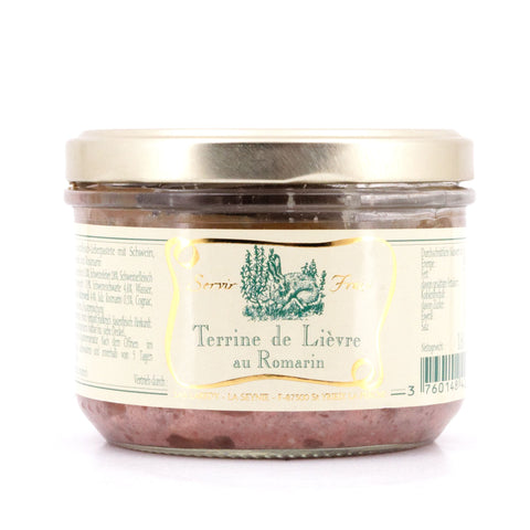 Beauharnais-CARLANT Terrine de Lièvre au Romarin Hasenterrine mit Rosmarin Bild 1