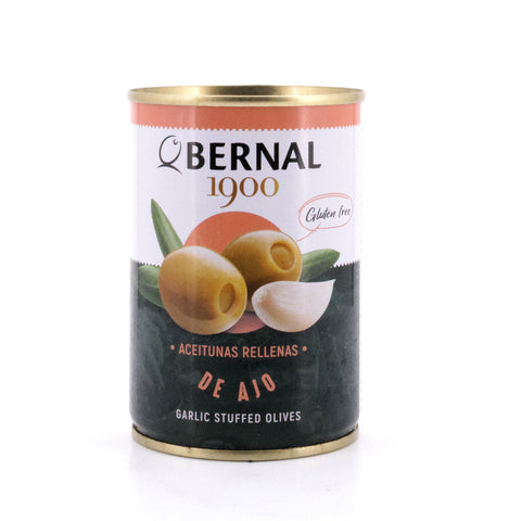 Bernal Grüne Oliven gefüllt mit Knoblauchpaste 292g Dose Bild 1