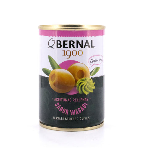 Bernal Grüne Oliven gefüllt mit Wasabipaste 220g Dose Bild 1