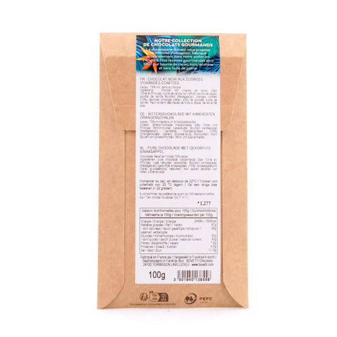 BOVETTI Chocolat Sao Tomé 73% Oranges Confites Zartbitterschokolade mit kandierten Orangen Bild 3
