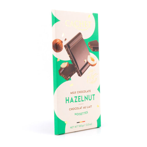 Cachet Milk Chocolate Hazelnut Vollmilchschokolade mit Haselnussstücke Bild 2