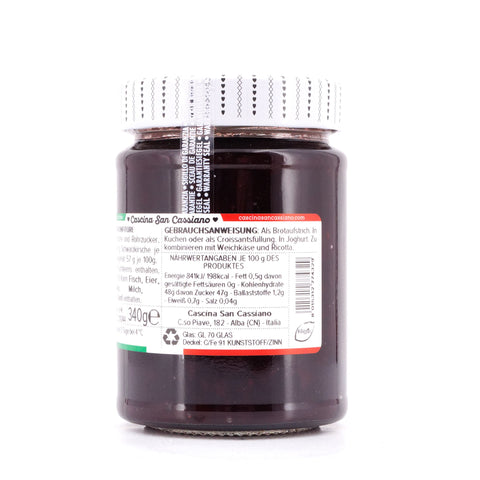 Cascina San Cassiano Confettura Ciliegia Schwarzkirsche Konfitüre 84% Fruchtanteil Bild 3