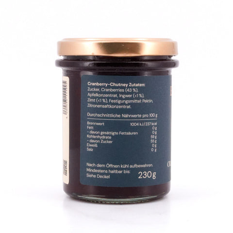 EASTON REED Cranberry Fine Pairing Cranberry-Chutney mit Ingwer & Zimt Bild 2