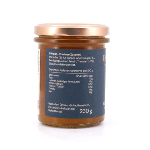 EASTON REED Peach Fine Pairing Pfirsich-Chutney mit Thymian & Ahornsirup Bild 2
