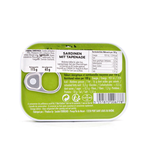 Ferrigno Sardinen mit Tapenade 115g Bild 3