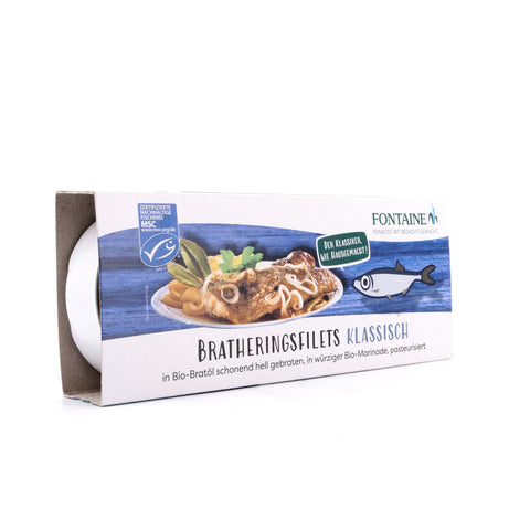 Fontaine Bratheringsfilets in würziger Bio-Marinade, pasteurisiert 325g Bild 2