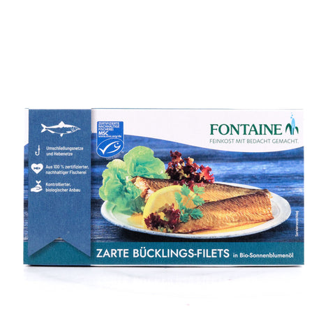 Fontaine Bücklingsfilets in BIO-Sonnenblumenöl 190g Bild 1