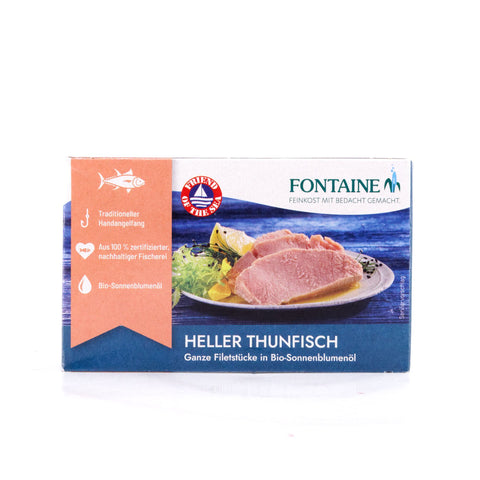 Fontaine Thunfisch hell in BIO-Sonnenblumenöl 120g Bild 1