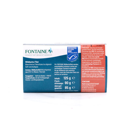 Fontaine Wildlachsfilet naturell 125g Bild 2