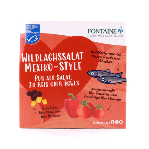 Fontaine Wildlachssalat Mexiko-Style 200g Bild 1