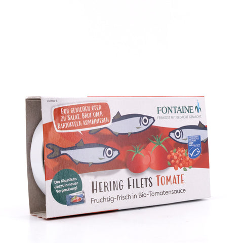 Fontaine Zartes Heringsfilet in BIO Tomatencreme 200g Bild 2