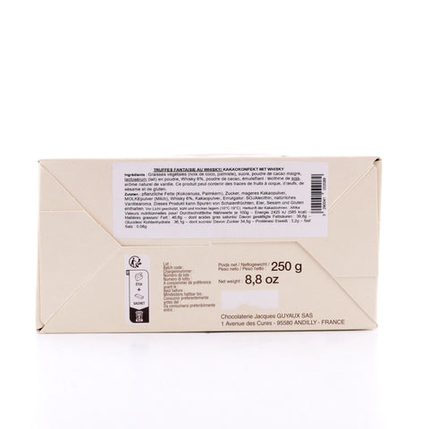 Guyaux Truffes Fantaisie au Whisky Kakaokonfekt mit 6% Whisky Bild 5