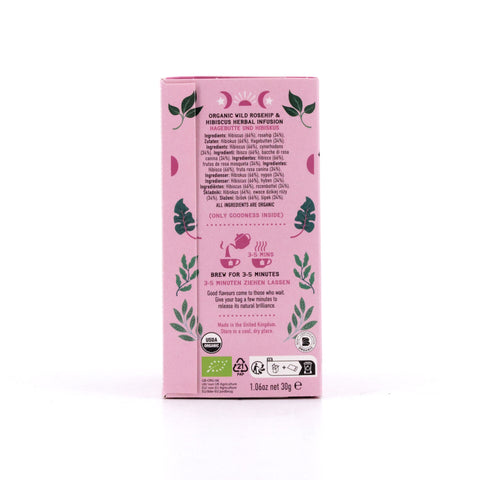 Hampstead Tea BIO Organic Rosehip Hibiscus 20 Teebeutel Bild 3