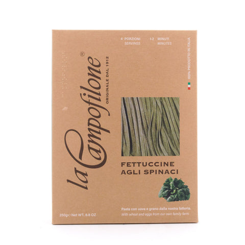 La Campofilone Fettuccine Eiernudeln mit Spinat Bild 1