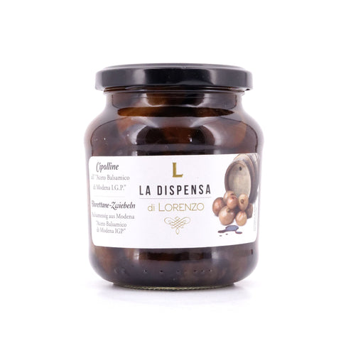 La Dispensa di Lorenzo Cipolline all´Aceto di Modena I.G.P. Borettane-Zwiebeln in Balsamessig aus Modena 290g Bild 1